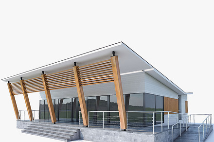 Small Office Building, an Architecture 3D Model by 3DNUTS