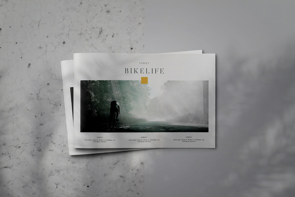 BIKELIFE Lookbook Brochure Template, a Brochure Template by Indotitas (Photo 1 of 8)
