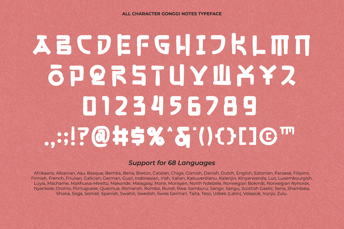 Gonggi Notes, a Symbol Font by Ditatype (Photo 9 of 11)