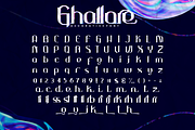 Ghallore Decorative, a Sans Serif Font by Glyphstyle (Thumbnail 5 of 6)