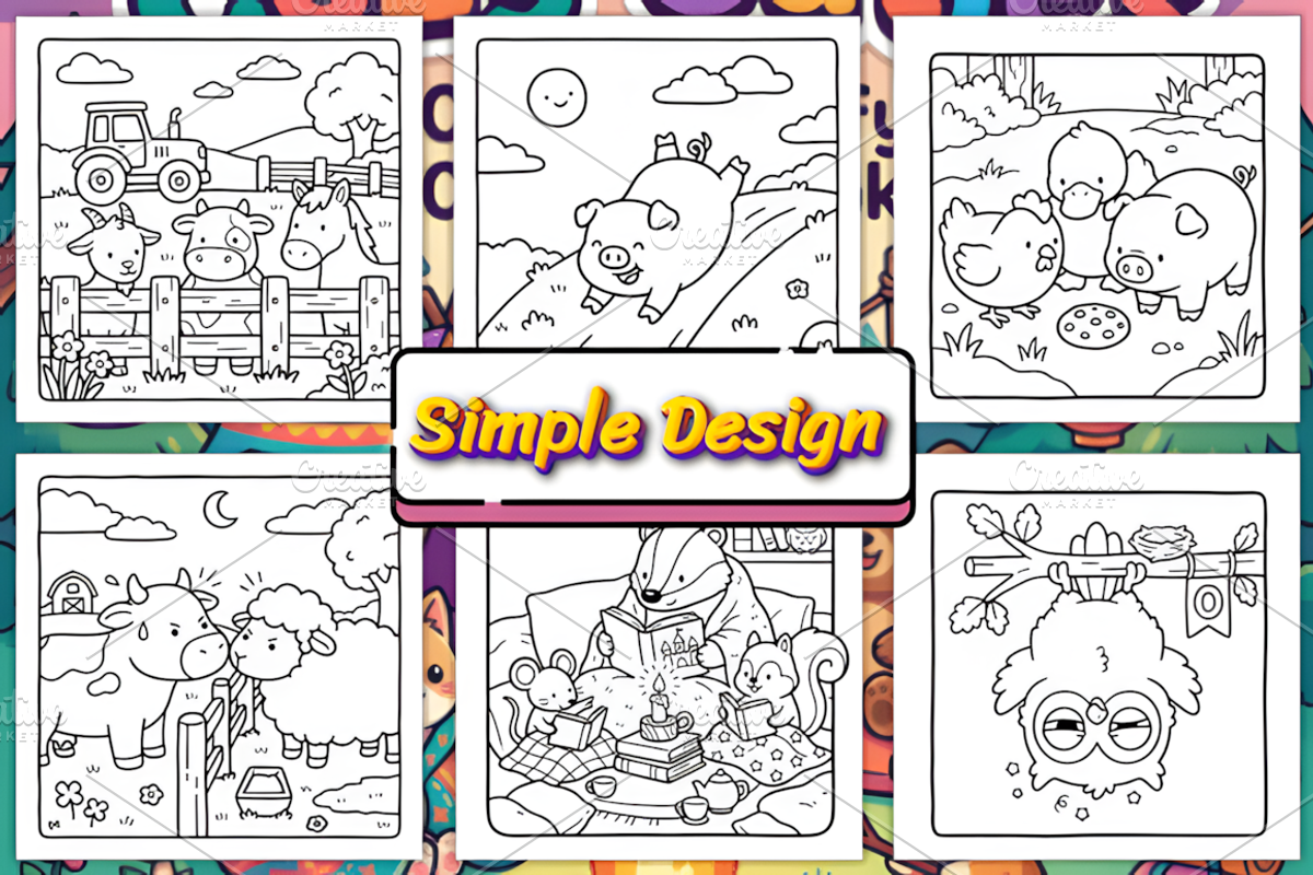 Cozy Cuties Cute & Comfy Coloring, an Animal Illustration by Coco Bloom (Photo 3 of 4)