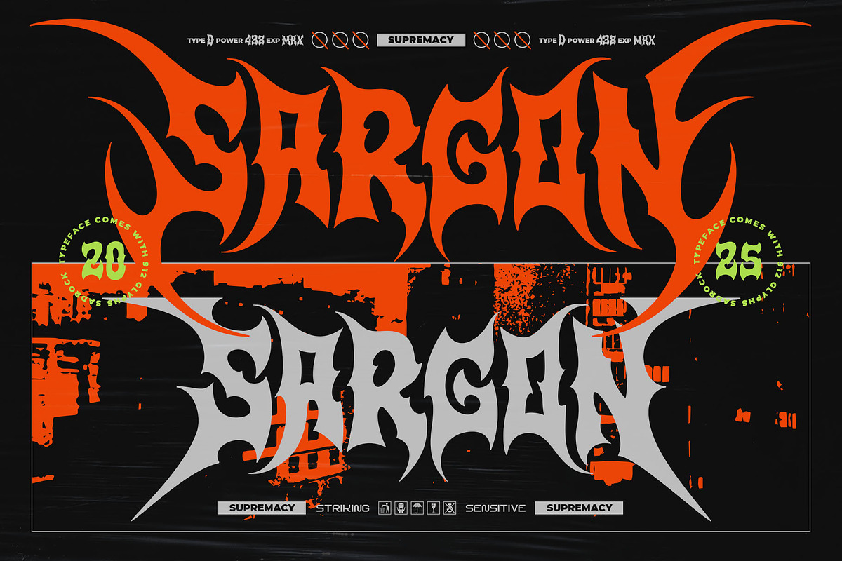 Sad Rock Typeface, a Blackletter Font by alit design (Photo 2 of 20)