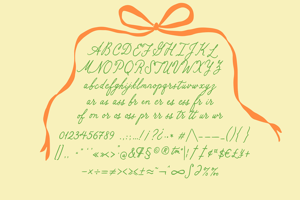 Somerset Garden Font, a Handwritten Font by PeachCreme (Photo 7 of 7)