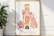 Rose Gold Christmas Cliparts, an Illustration by TheHappyGiftArt (Thumbnail 7 of 7)
