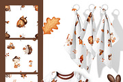 Cozy Autumn - baby clipart & pattern, a Seasonal Illustration by Linerisyart (Thumbnail 9 of 16)