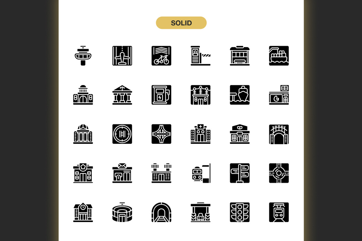 Infrastructure Icons, an Icon by Spacepixel Creative (Photo 3 of 3)