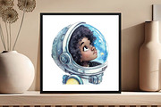 Cute Black Girl Clipart, an Illustration by DreamCafeArt (Thumbnail 5 of 6)