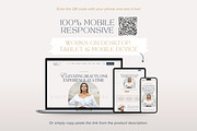 Wix Template Beauty Business Website, a Wix Template by vectorocean (Thumbnail 5 of 11)