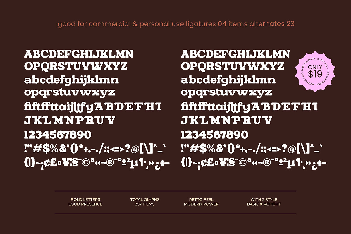 Ganttie Bold Display Serif, a Serif Font by AmorfaType (Photo 10 of 11)