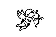 Cupid Angel Valentine Vector Bundle, an Illustration by jahid234 (Thumbnail 27 of 47)