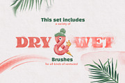 Wet & Dry Procreate Brush Set, a Brush Add-On by Shoutbam (Thumbnail 2 of 15)