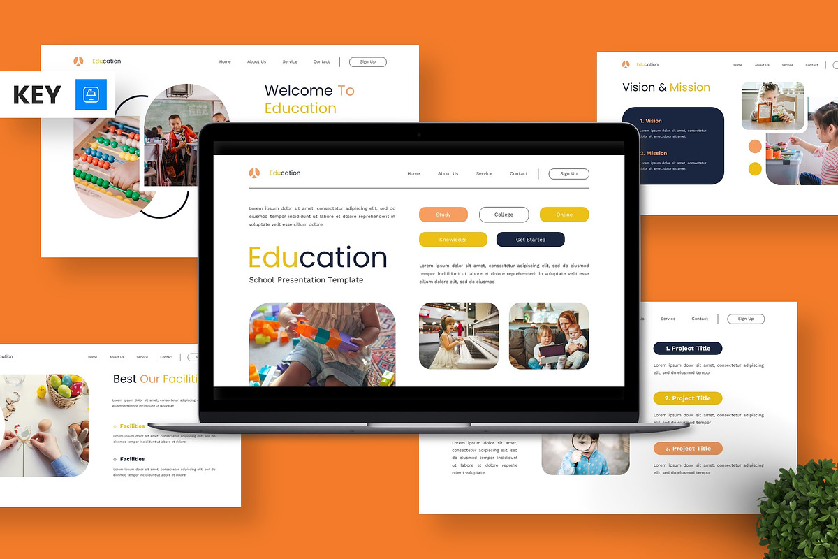 Education - School Keynote, a Presentation Template by Deepslide Studio (Photo 1 of 4)