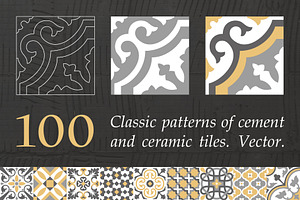 Pattern tile. Seamless. Vector.