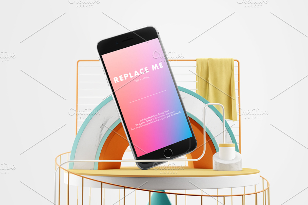 iPhone 8 Creative Mockups Set, an iPhone Mockup by As Good As Possible (Photo 9 of 16)