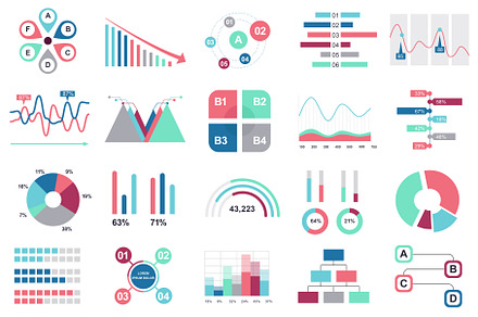 Mega set of 3 steps infographic | Graphics ~ Creative Market