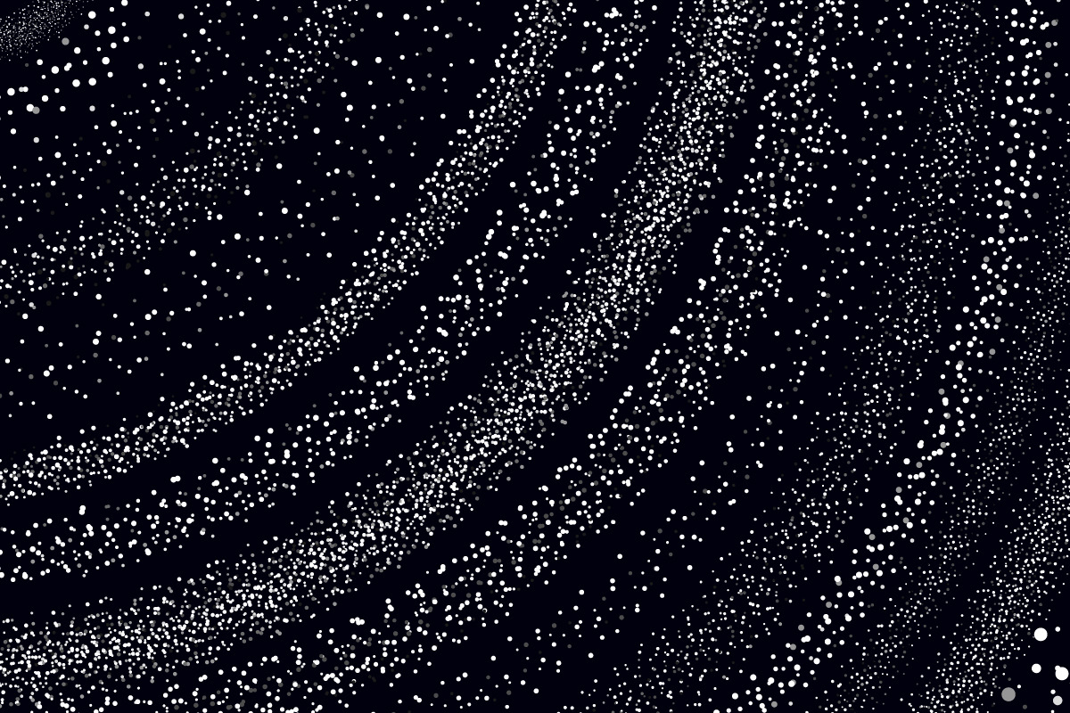 Vector Glitter Confetti Brushes preview 3