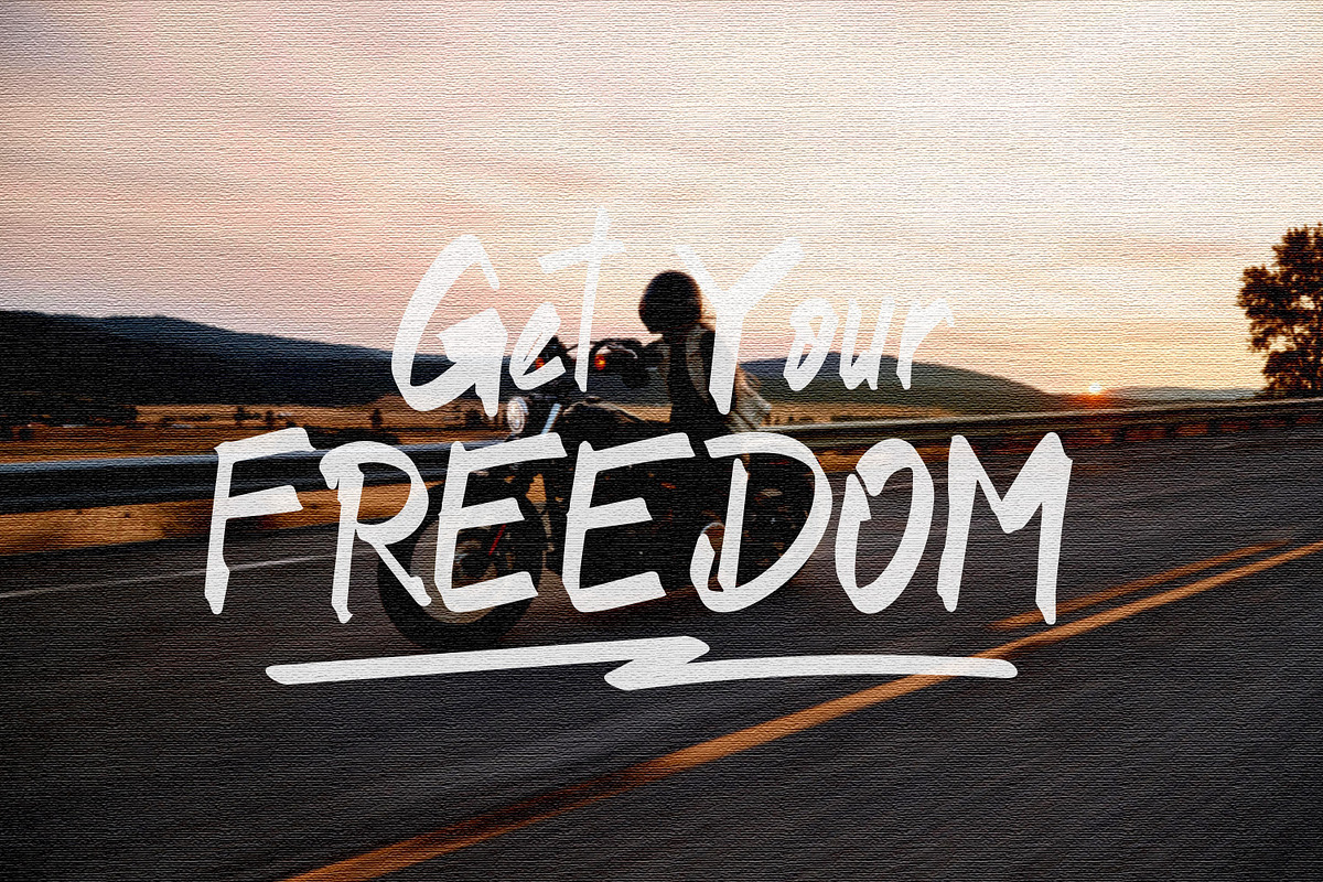 Bottamon, a Handwritten Font by NTC Graphic (Photo 8 of 12)