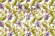 Plum in botanical style, a Food Illustration by Ann Astro (Thumbnail 10 of 11)
