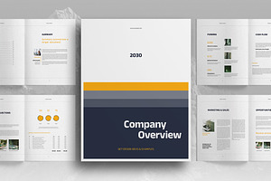 Company Overview Brochure Template, a Brochure Template by Boris Cupac