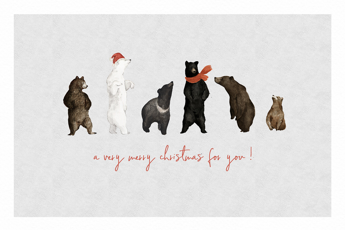 Fantastic Holiday-Winter collection, an Animal Illustration by Graphic Box (Photo 13 of 13)