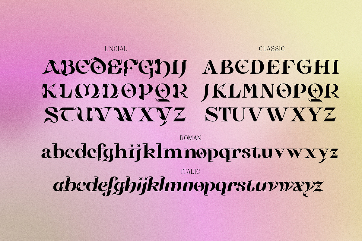 High Fantasy Serifs | Ozelot, a Serif Font by Pedroglifos (Photo 6 of 8)