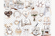 Mother And Baby Clipart PNG, a Person Illustration by GlamArtZhanna (Thumbnail 7 of 8)