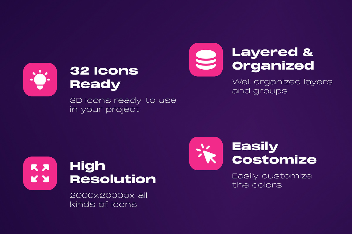 NFT 3D Icon Pack, an Icon by Dope Design (Photo 3 of 8)