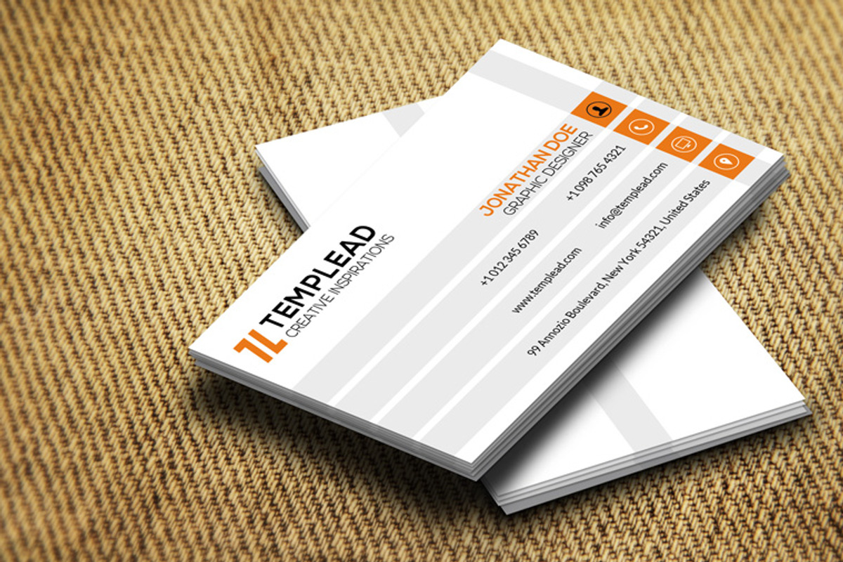 Corporate Business Card CM146, a Business Card Template by annozio (Photo 2 of 4)