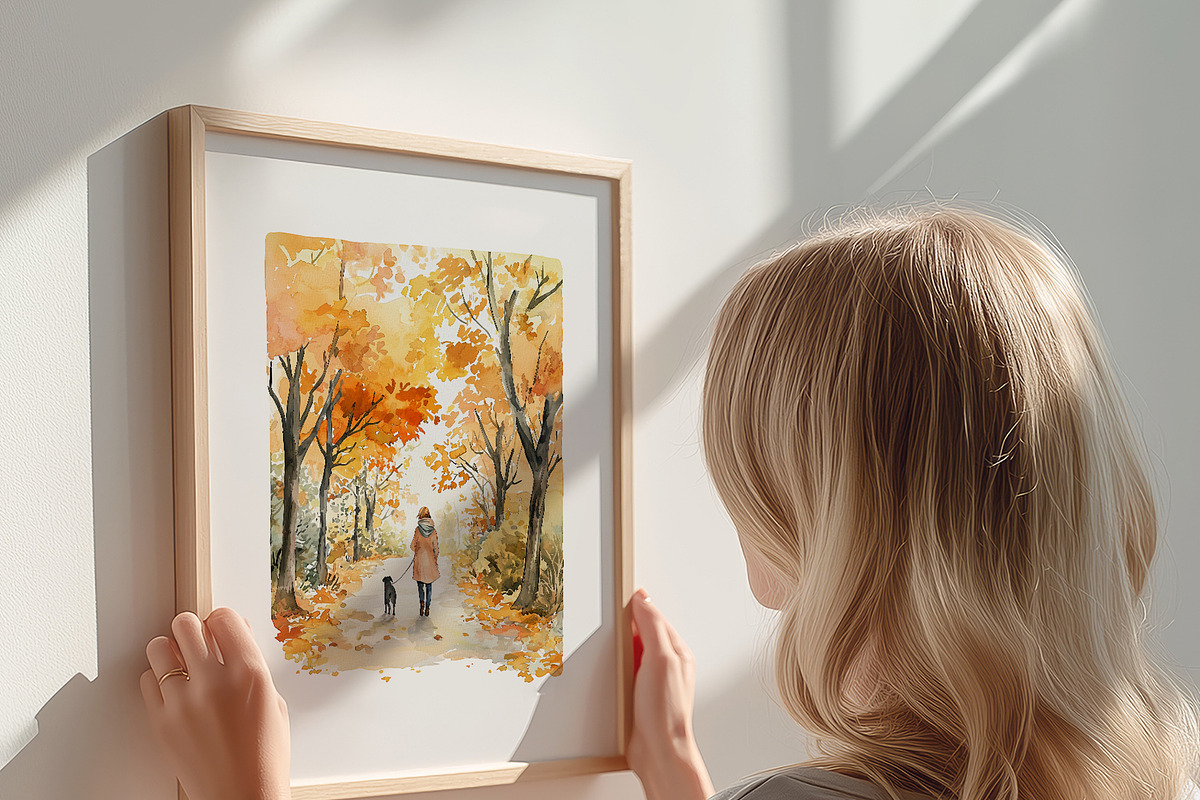 Cozy Autumn Scene & Illustration Kit, a Seasonal Illustration by OKArtHub (Photo 8 of 10)