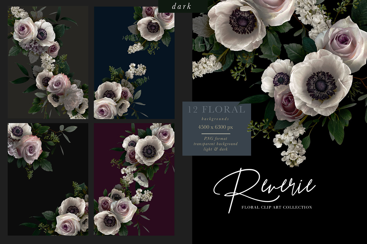 Reverie Floral Clip Art Collection, an Object Graphic by Eclectic Anthology (Photo 13 of 21)