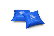Square Pillow Cushion Mockup, a Household Mockup by DesignRushMarket (Thumbnail 4 of 11)