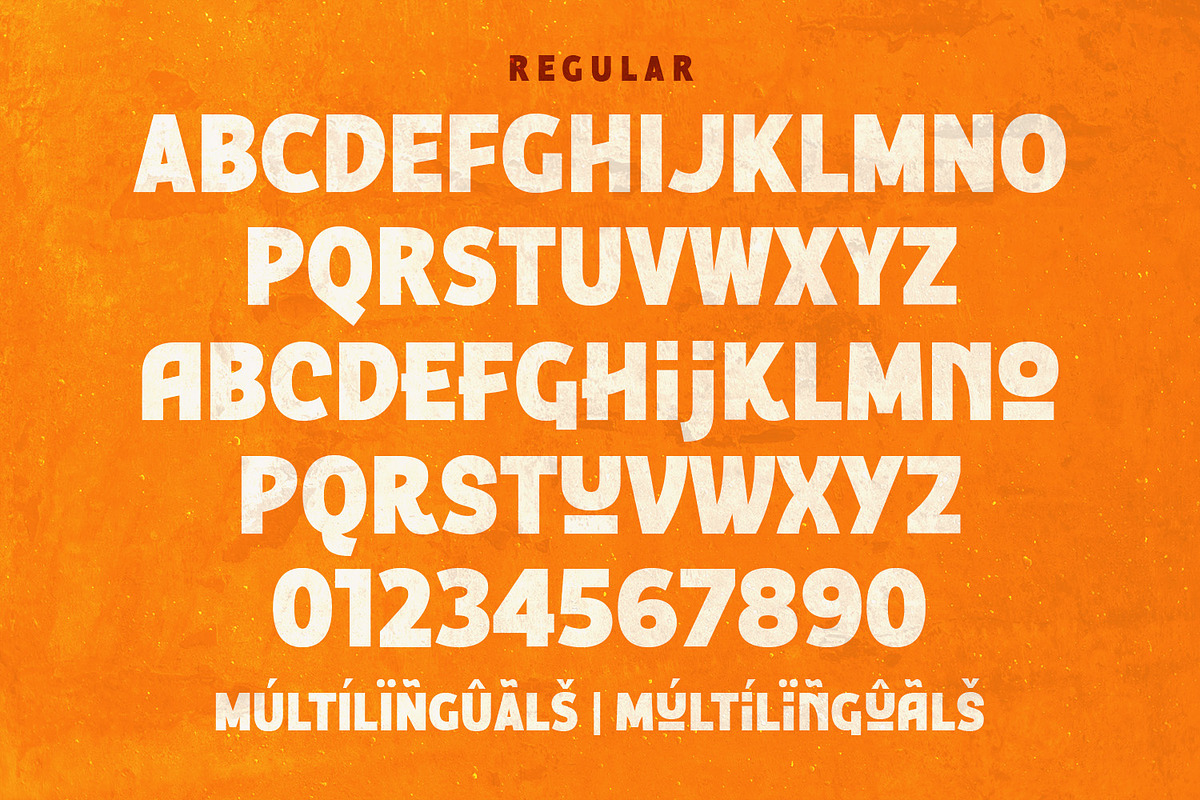 The Landstone – Ultimate Retro Font, a Sans Serif Font by Almarkhatype (Photo 9 of 13)