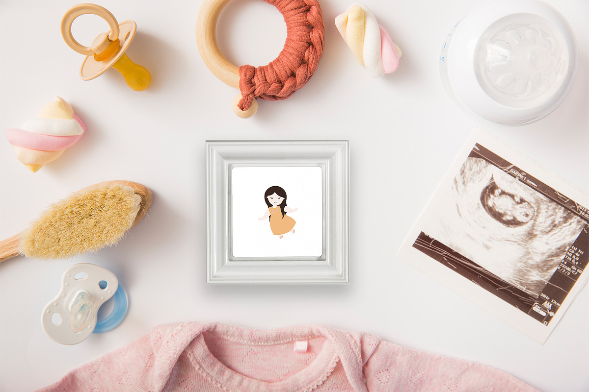 VIRGO Baby, Zodiac sign clipart, an Object Graphic by DysenkaArt (Photo 3 of 3)