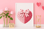 Coquette Coquette Bow Heart Knit PNG, an Illustration by Canvas Craft (Thumbnail 4 of 7)