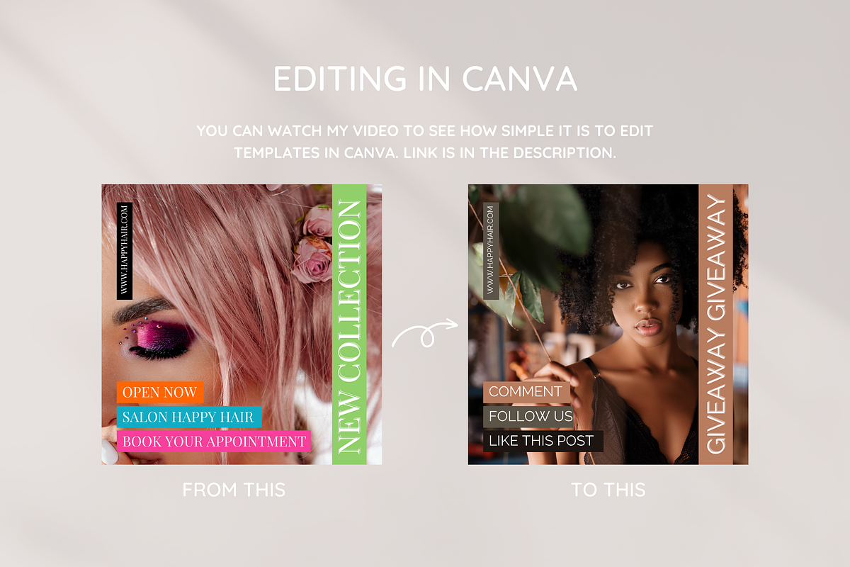 Black Link in Bio, a Landing Page Template by SunshineStudioBoutique (Photo 6 of 9)