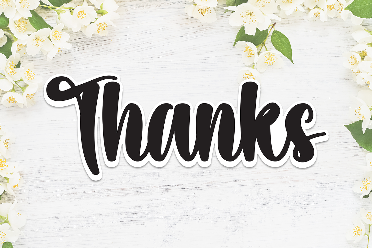 Sweet Jasmine | Script Font, a Handwritten Font by Scratchones (Photo 9 of 9)