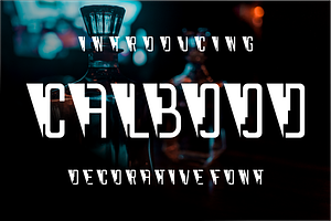 CALBOOD Font