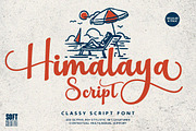 Himalaya Script, a Script Font by Soft Creative (Thumbnail 1 of 11)