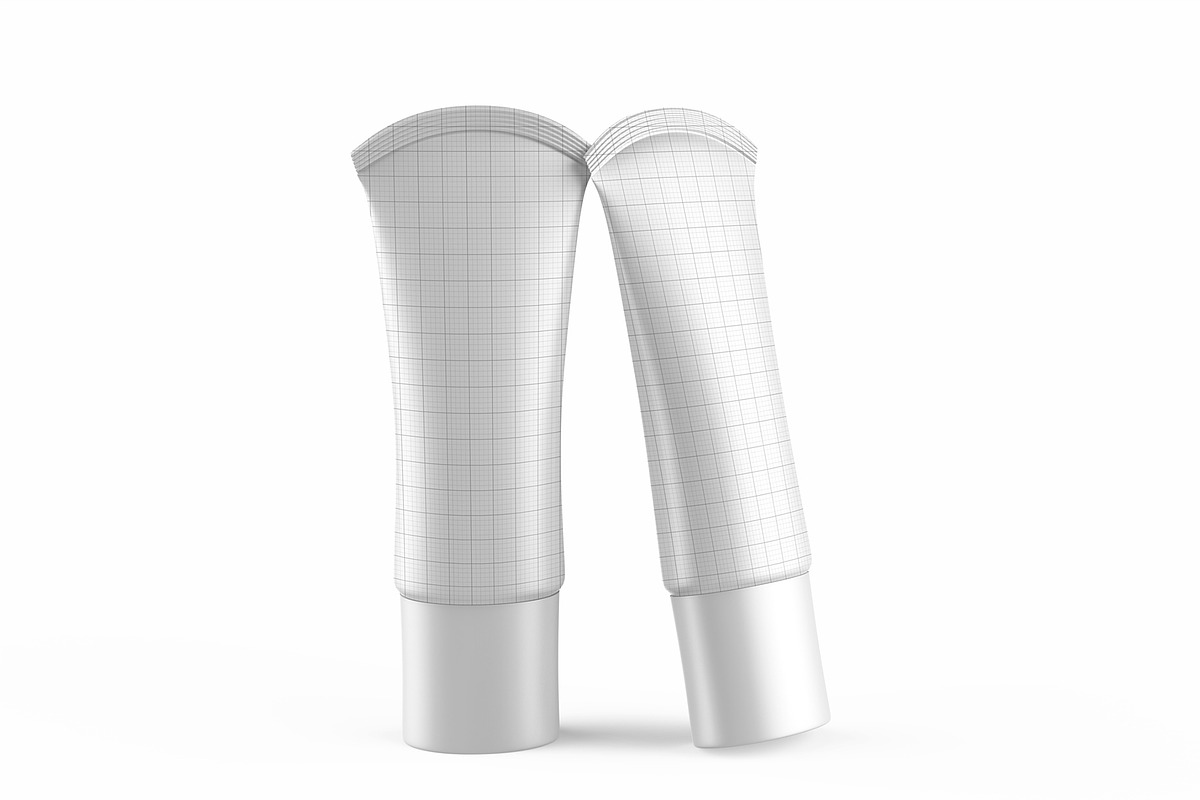 Minimal Cosmetic Tube Mockup Set, a Product Mockup by graphypix (Photo 3 of 4)