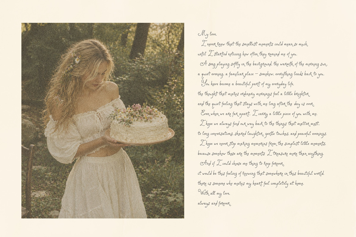 Beautifully Airy Lines Font, a Script Font by AnnArt (Photo 6 of 13)