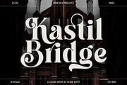 Kastil Bridge Font, a Serif Font by Burhan Afif (Thumbnail 1 of 10)