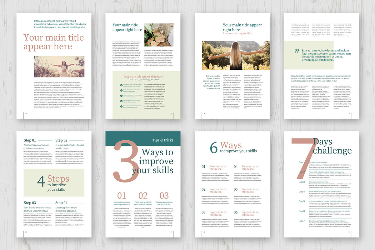 Canva Course Workbook Template, a Marketing Template by Sabin (Photo 5 of 9)