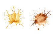 Christmas Watercolor Splashes PNG Bu, an Illustration by Daily.Designs (Thumbnail 3 of 5)