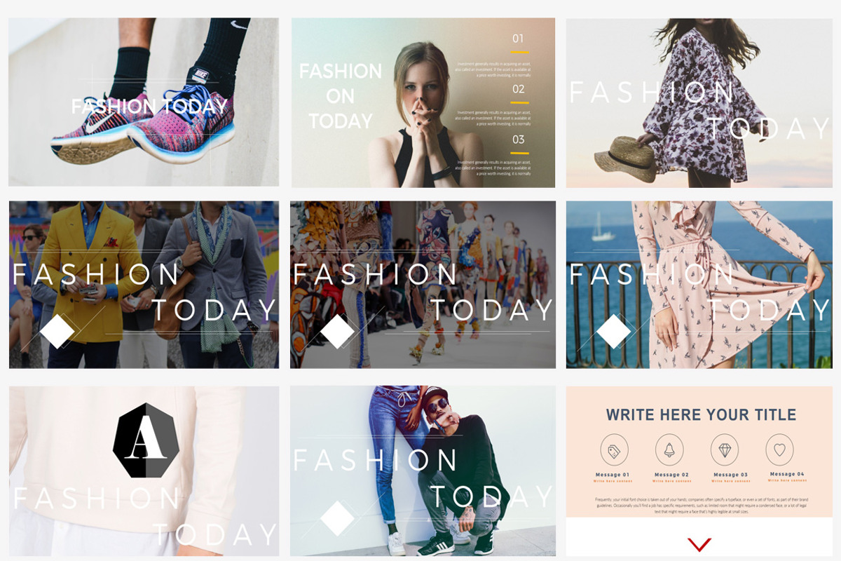 Fashion Today Powerpoint Templates, a Presentation Template by SlideBester (Photo 5 of 15)