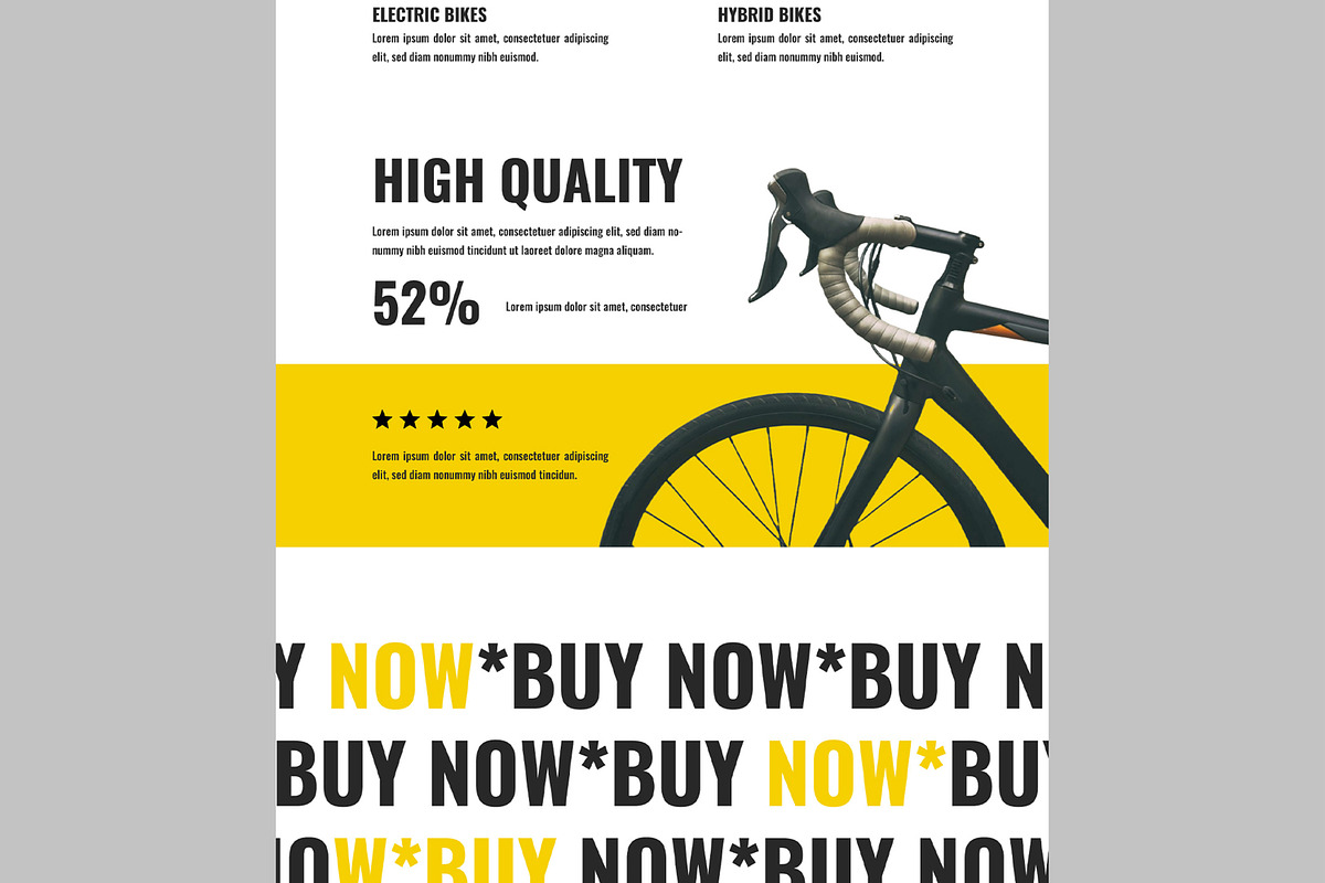 Bike Landing Page, an UI Kit Template by CreativeShaper (Photo 5 of 6)