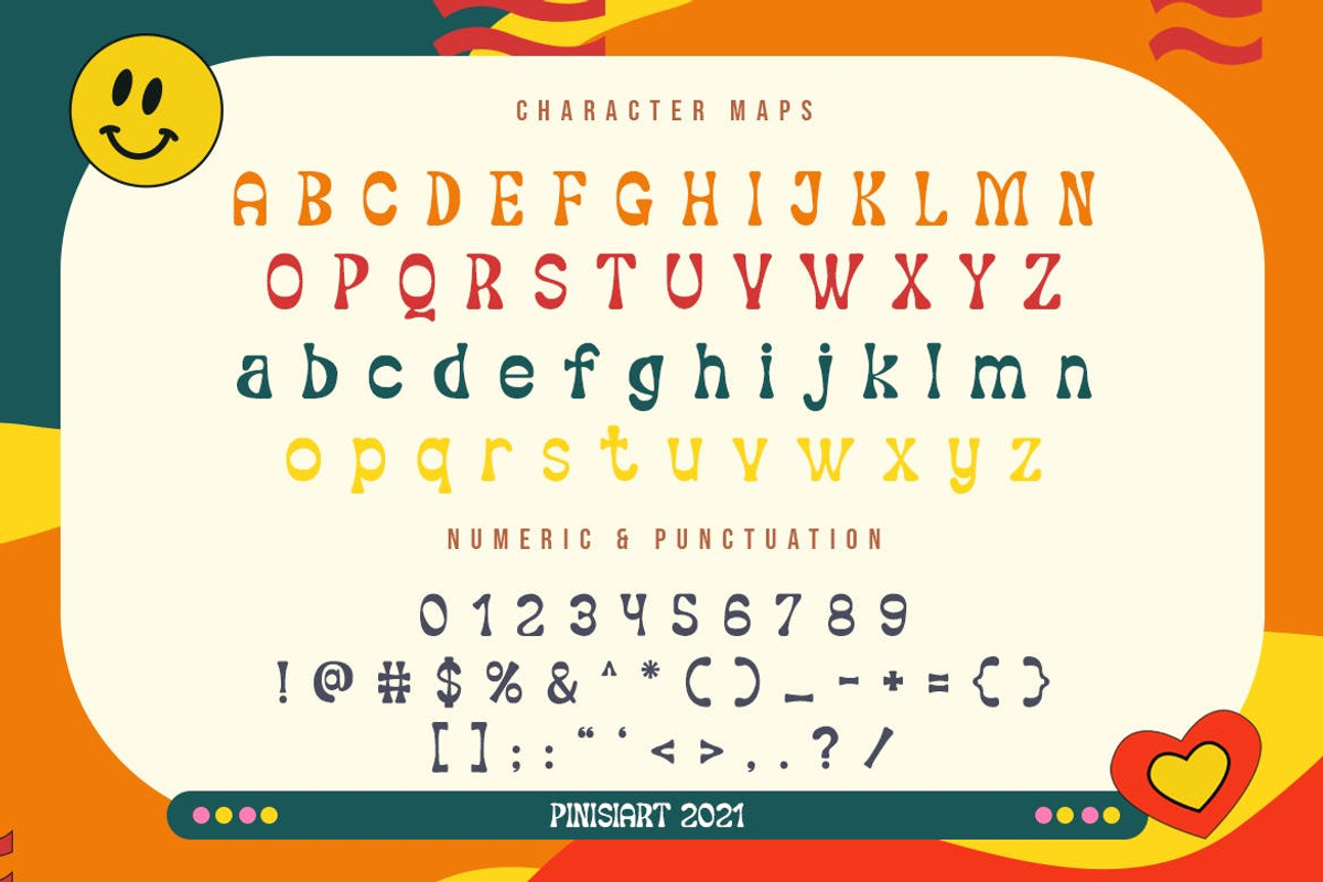FUNKORAMA – Psychedelic Font, a Sans Serif Font by Pinisi ART (Photo 4 of 11)