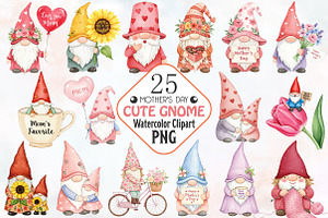 Mother's Day Gnome Sublimation Png, an Illustration by RobertsArt