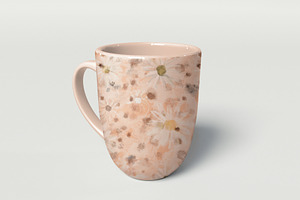 Water Flowers, Luxury Floral Pattern