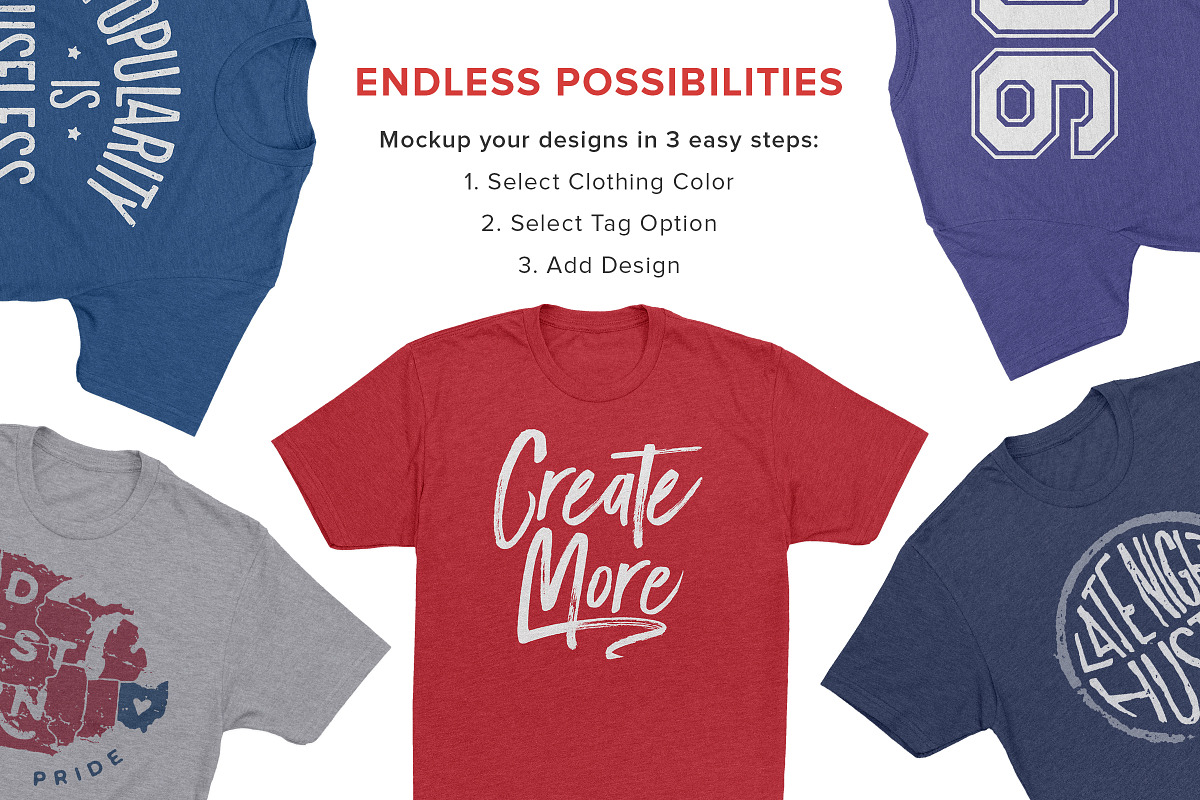 Next Level CVC 6210 Shirt Mockups, a Shirt Mockup by Brent Galloway (Photo 5 of 5)