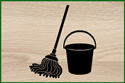 12 Cleaning Tool Silhouette Set, an Illustration by BIPLOB EXPERT (Thumbnail 3 of 4)